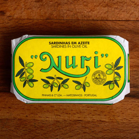 Tinned fish in olive oil