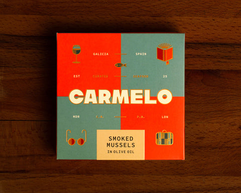 Smoked mussels in olive oil