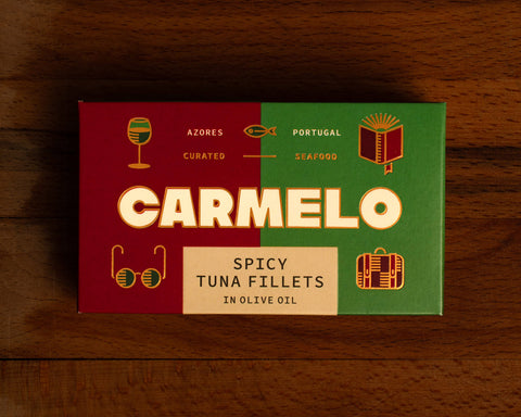 Spicy tuna fillets in olive oil