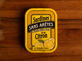 Boneless sardines in extra virgin olive oil with lemon