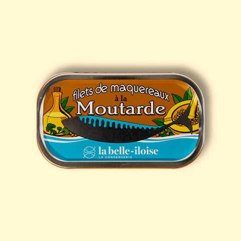 Mackerel fillets in mustard