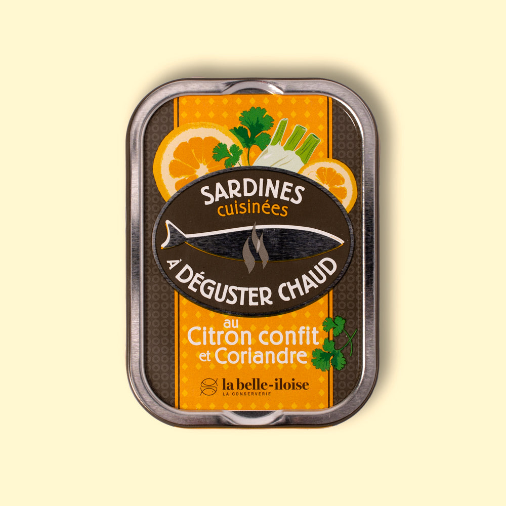 Sardines with lemon and coriander | Serve hot – The Tinned Fish Market