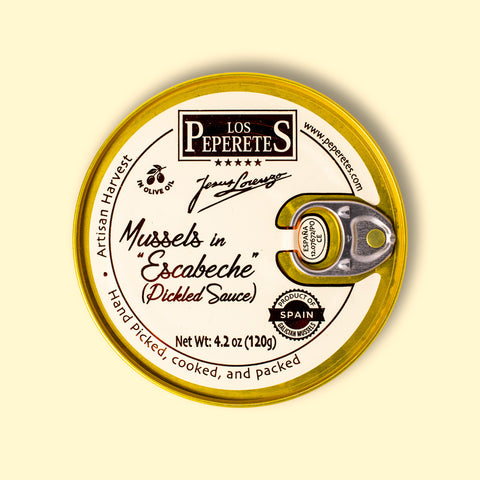 Galician mussels in escabeche