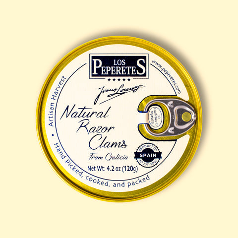 Razor clams in brine