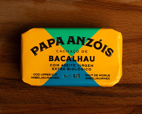 Cod in organic extra virgin olive oil