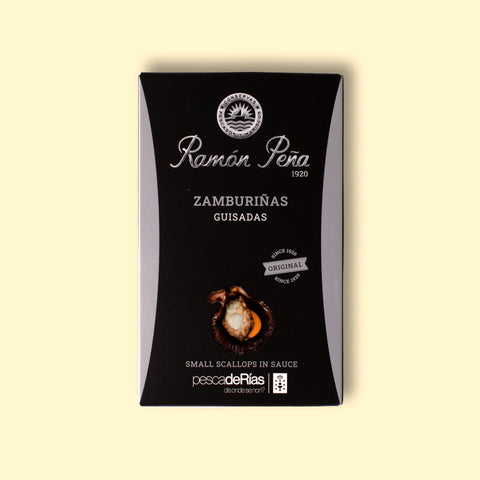 Stewed scallops in salsa