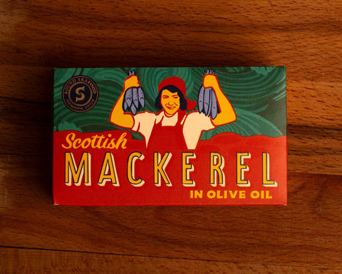 Scottish mackerel fillets in olive oil