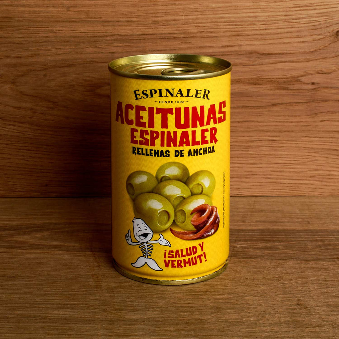 Espinaler olives with anchovy Tinned Fish Market