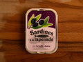 Sardines with black olive tapenade