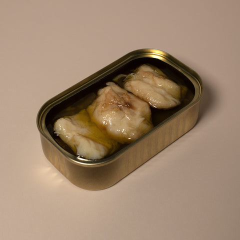 Cod cheeks in extra virgin olive oil